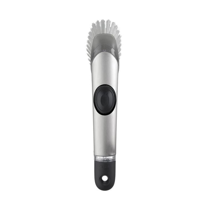 Steel Soap Dispensing Dish Brush T0