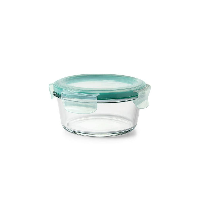 2 Cup Smart Seal Glass Round Container O1