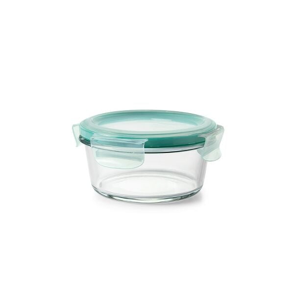 2 Cup Smart Seal Glass Round Container O1