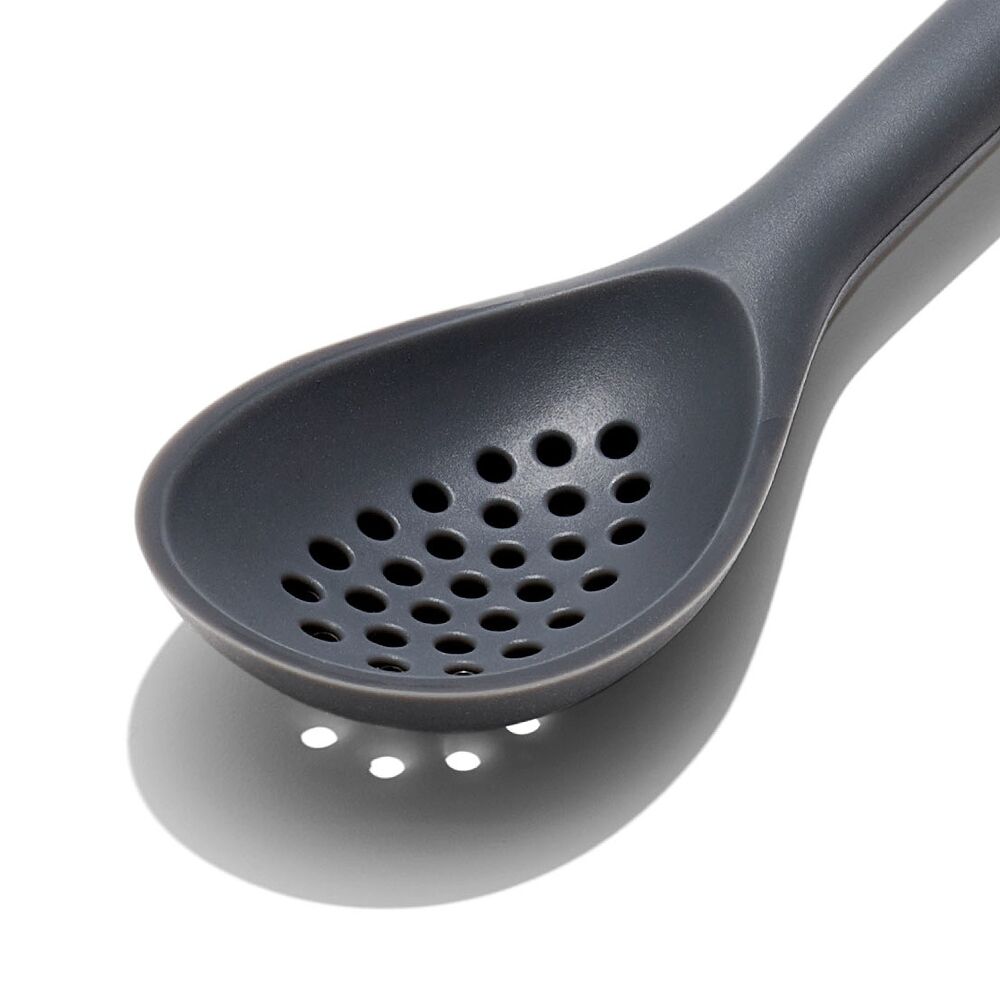 OXO Good Grips Silicone Slotted Spoon - Peppercorn H2