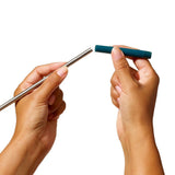4-Piece Reusable Straw and Brush Set with Case S0