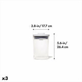 POP Round Canister 3-Piece Mini Bath Set (0.6 Qt) G2