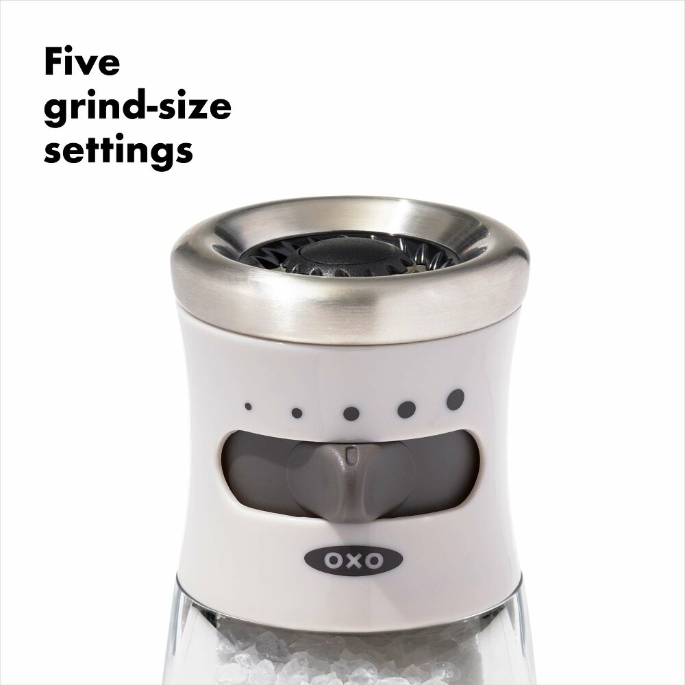 Contoured Mess-Free Salt Grinder I2