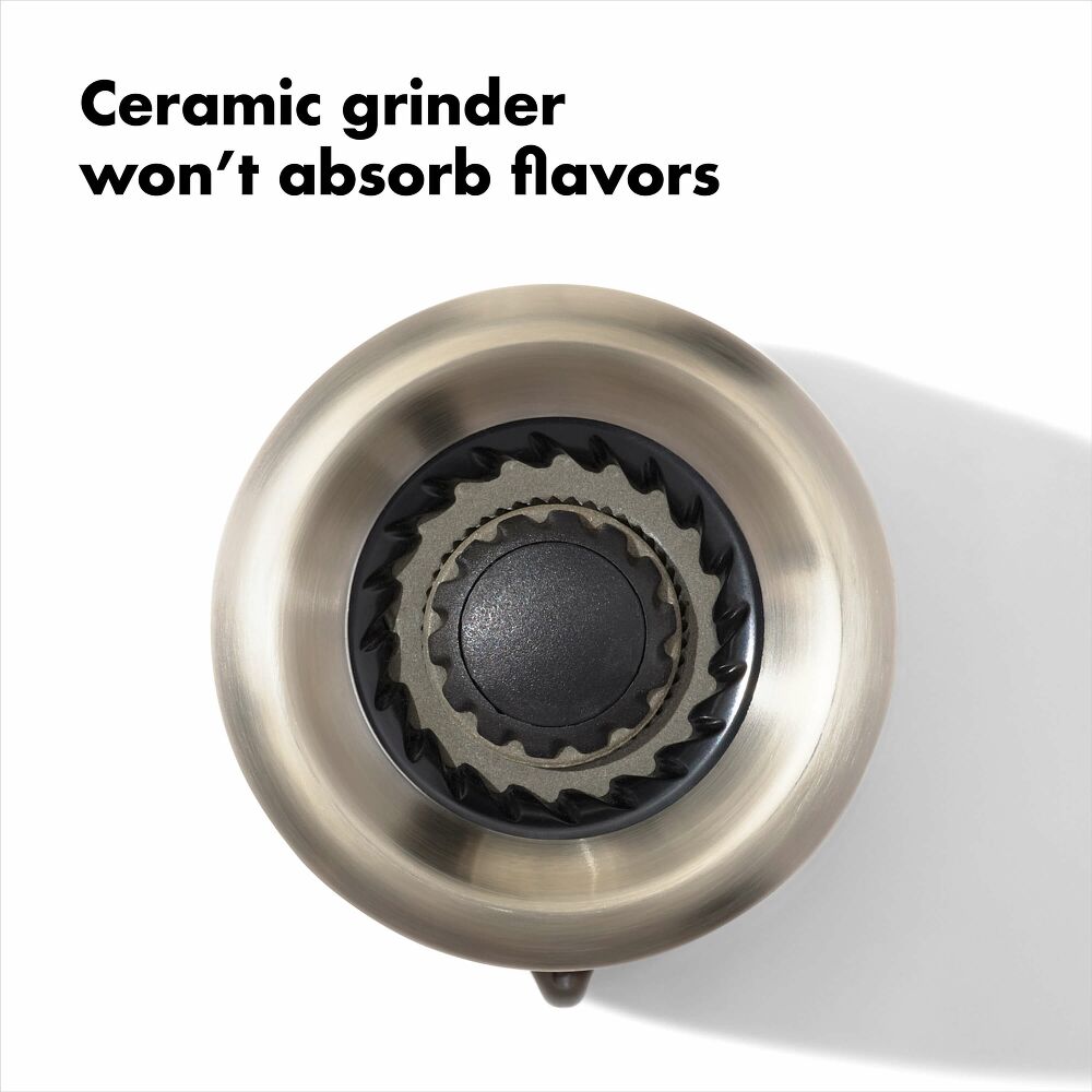 Contoured Mess-Free Salt Grinder I2
