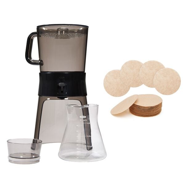 Cold Brew Coffee Maker & Cold Brew Coffee Maker Paper Filters Bundle M4