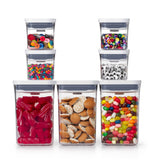 POP 4-Piece Mini Container Set & 3-Piece POP Container Value Set Bundle T8