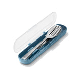 Prep & Go Stainless Steel Utensils With Case - Ocean Blue Y3