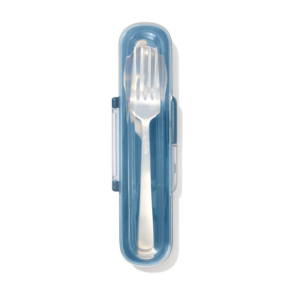Prep & Go Stainless Steel Utensils With Case - Ocean Blue Y3