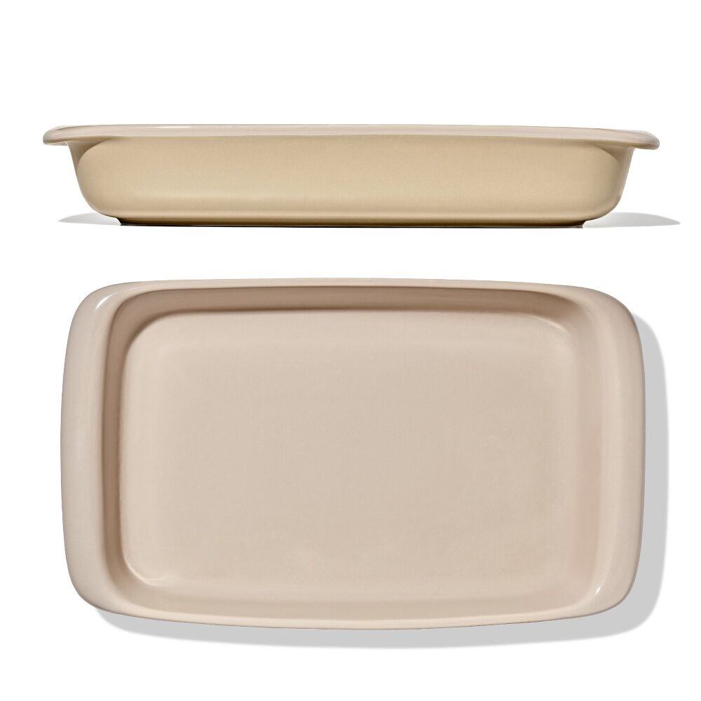 3 Qt Rectangular Stoneware Baking Dish I0
