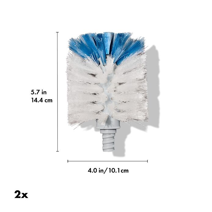 Stainless Steel Bottle Brush Refill - 2 Pack I8