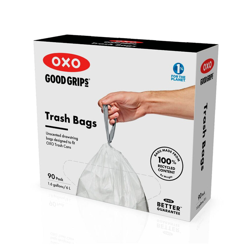 Trash Bags - 1.6 gallons/6L - 90-Pack O2