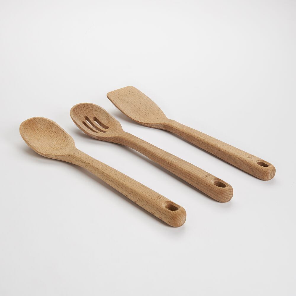 3 Piece Wooden Utensil Set F1