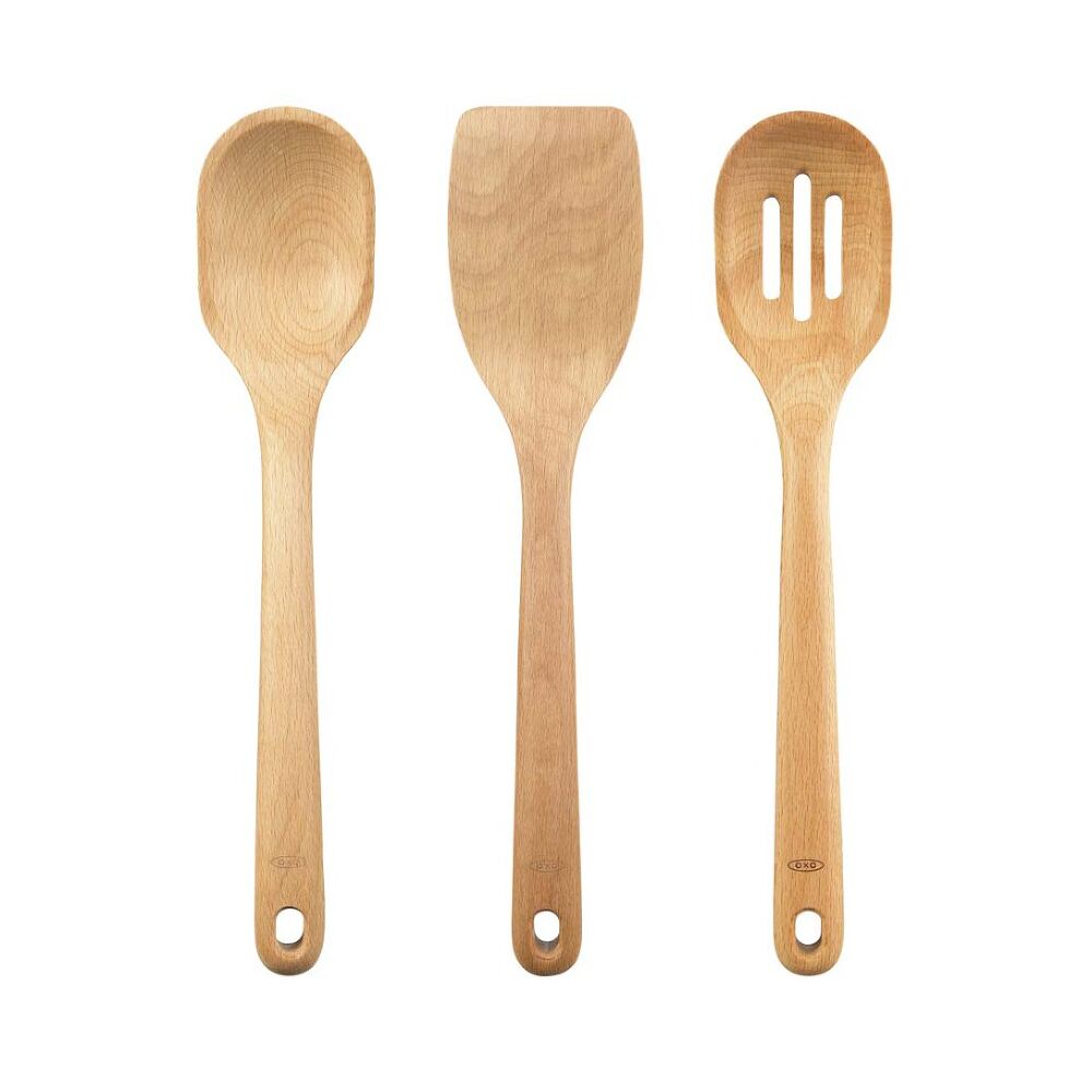 3 Piece Wooden Utensil Set F1