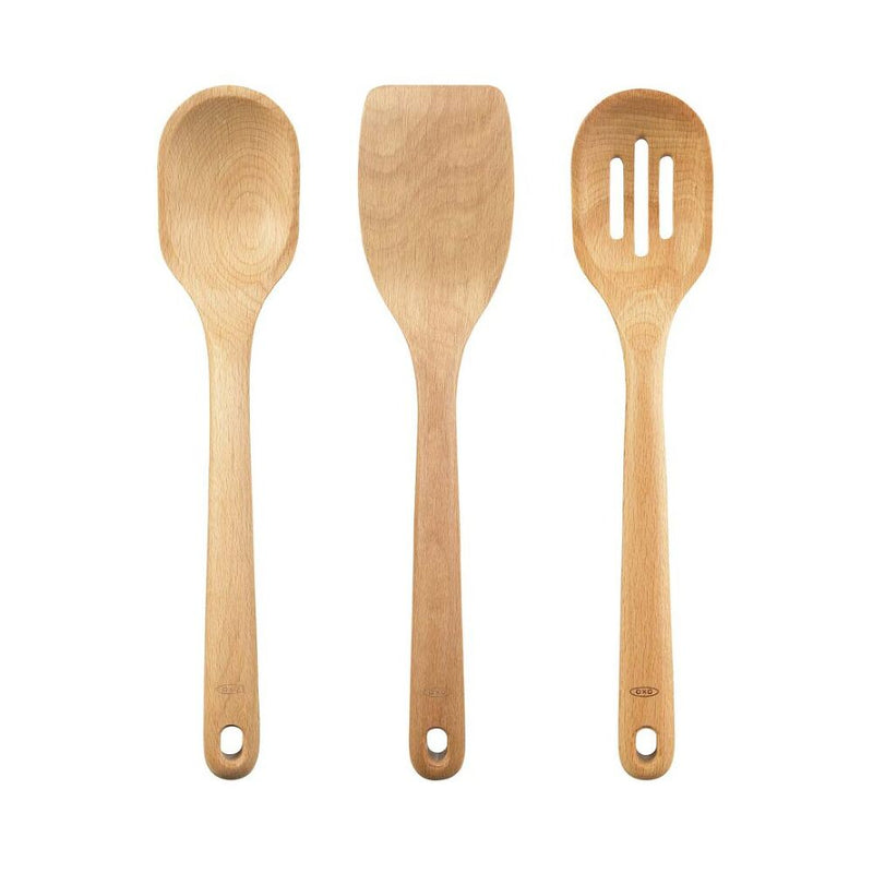 3 Piece Wooden Utensil Set F1