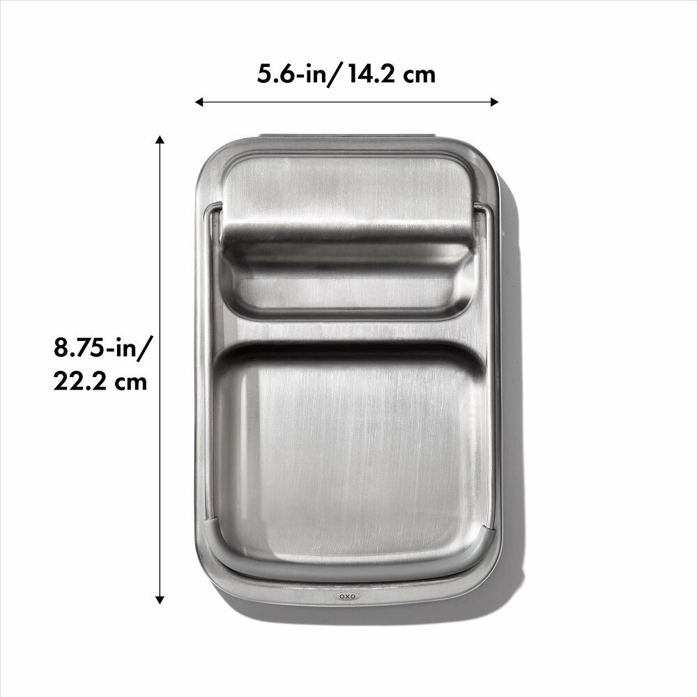 Stainless Steel Spoon Rest with Lid Holder E8