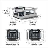 Over-the-sink Aluminum Dish Rack E2