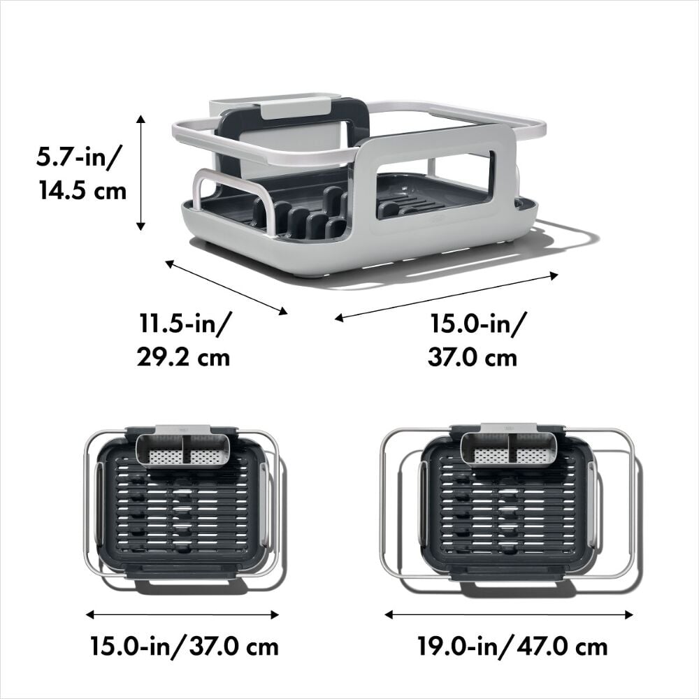 Over-the-sink Aluminum Dish Rack E2