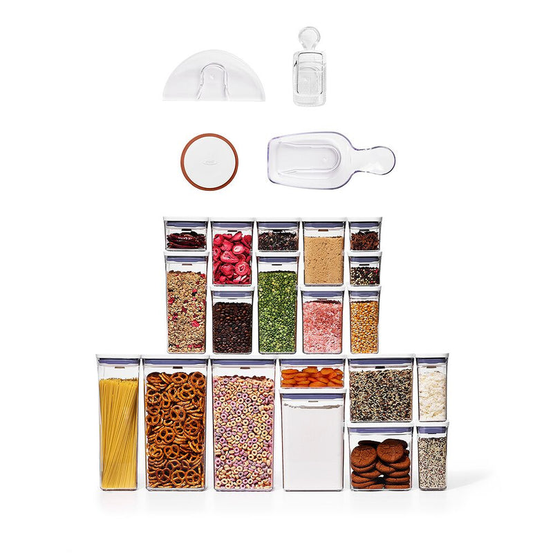 POP 4-Piece Baking Set & 20-Piece POP Container Set Bundle N1