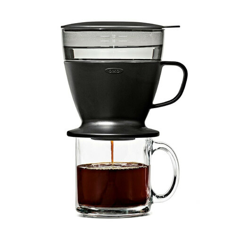 Pour Over Coffee Maker with Water Tank - Matte Black W3
