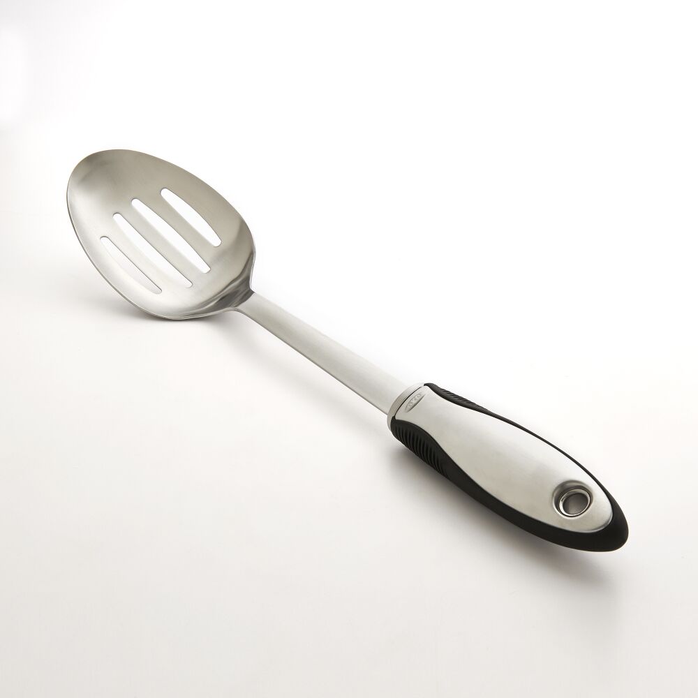 Steel Slotted Spoon D8