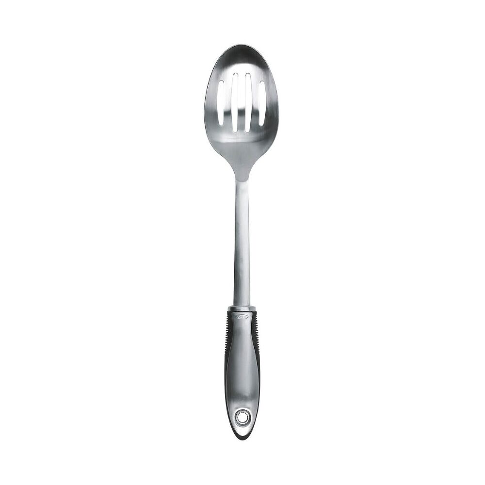 Steel Slotted Spoon D8