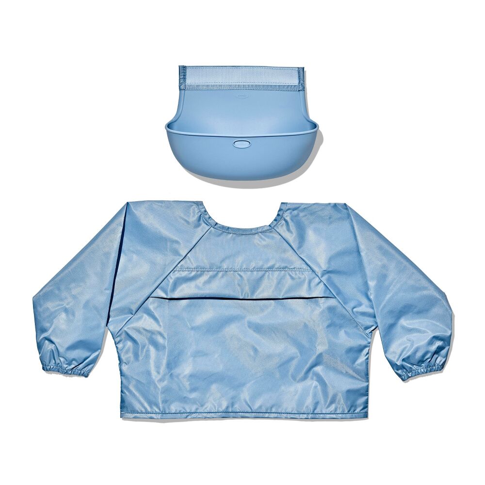 Sleeved Roll-Up Bib - Dusk E4