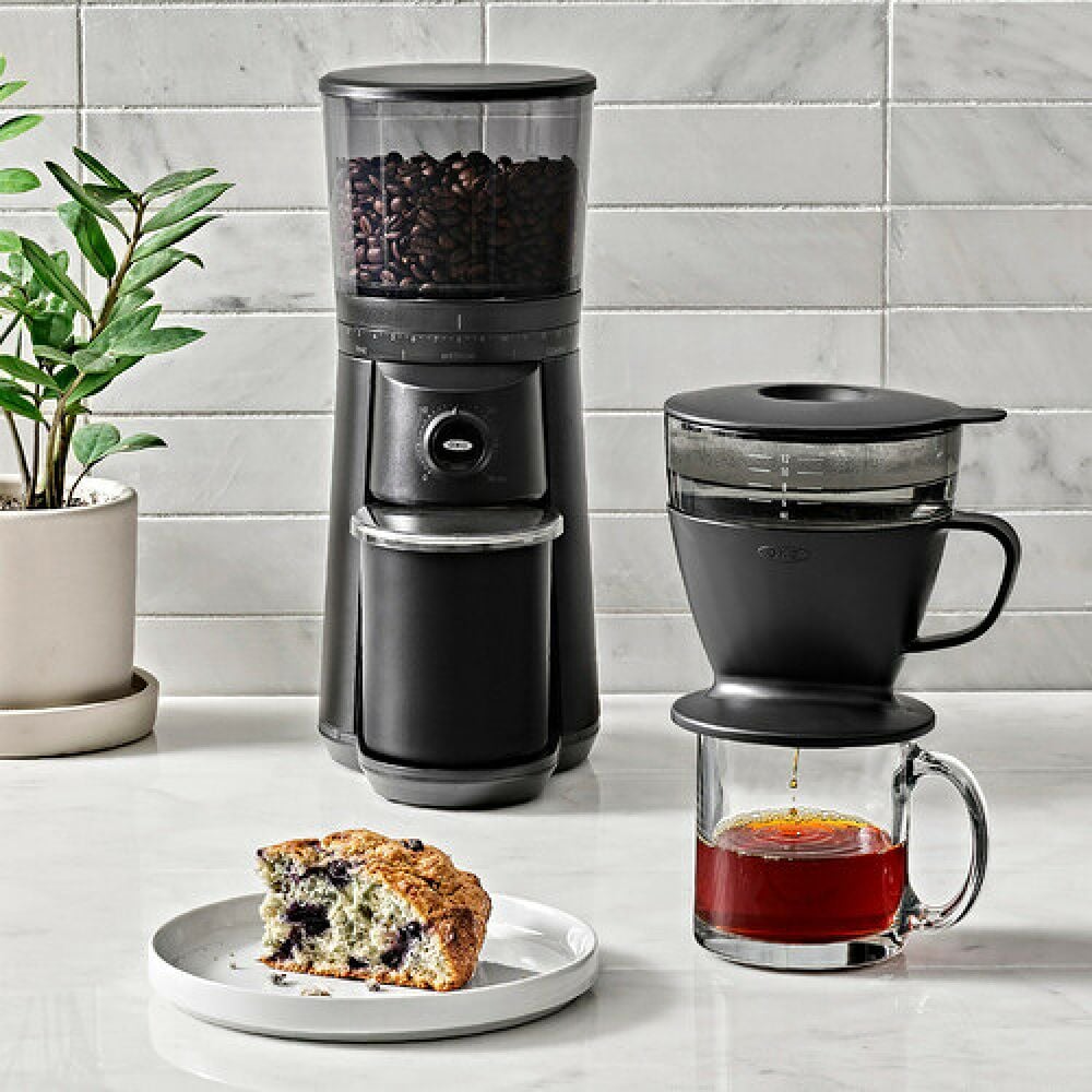 Pour Over Coffee Maker with Water Tank - Matte Black W3