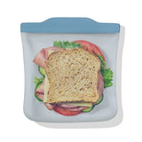 Silicone Reusable Bag  Sandwich (28 oz) - Ocean Blue P4