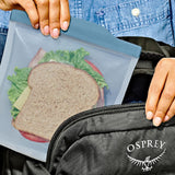 Silicone Reusable Bag  Sandwich (28 oz) - Ocean Blue P4