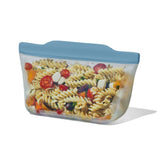 Silicone Reusable Bag  Stand-Up Quart (32 oz) - Ocean Blue G8