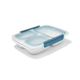 Prep & Go 4.1-Cup Divided Container - Ocean Blue L9