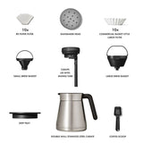 12-Cup Coffee Maker with Podless Single-Serve Function A3
