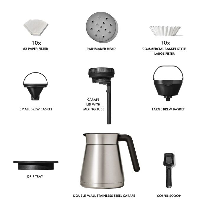 12-Cup Coffee Maker with Podless Single-Serve Function A3