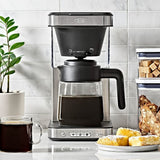 8-Cup Coffee Maker with Podless Single-Serve Function and Glass Carafe H7