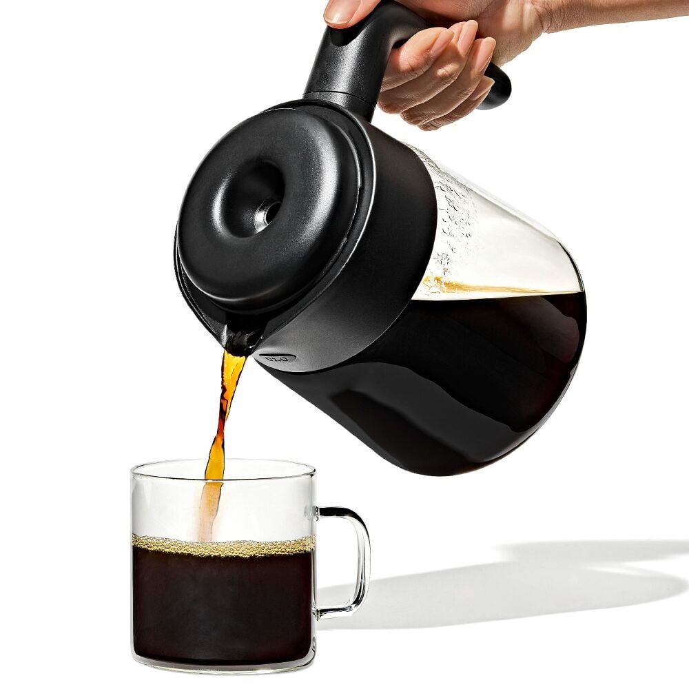 8-Cup Coffee Maker with Podless Single-Serve Function and Glass Carafe H7