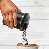 Replacement Coffee Grounds Container for Conical Burr Coffee Grinder - Matte Black X6
