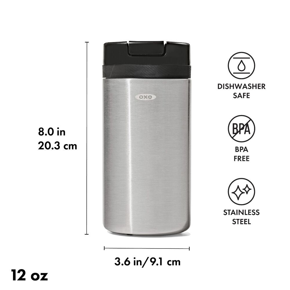 12oz Stainless Steel Coffee Storage Container S4