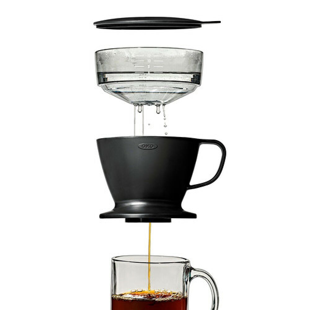 Pour Over Coffee Maker with Water Tank - Matte Black W3