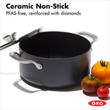 Ceramic Professional Non-Stick 5QT Stock Pot with Lid E7