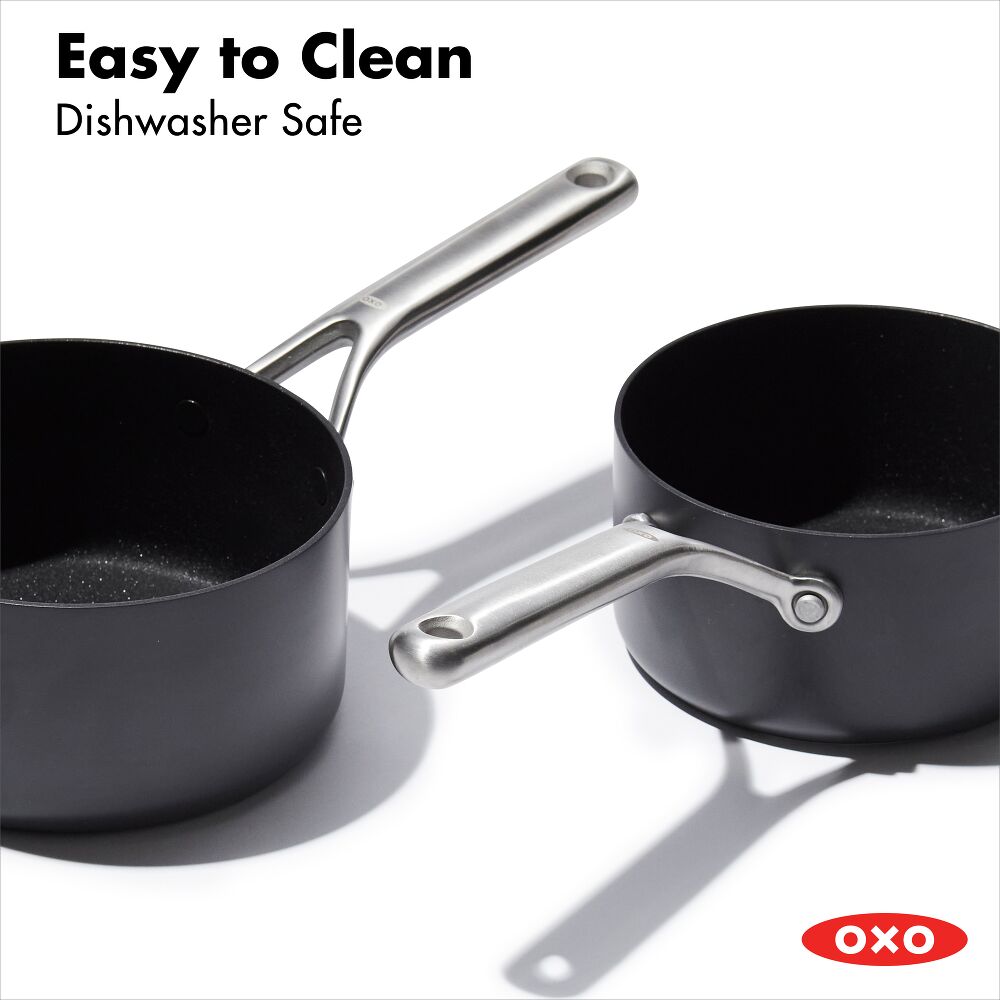 Ceramic Professional Non-Stick 4-Piece Saucepan Set (1.7 Qt & 2.3 Qt) H1