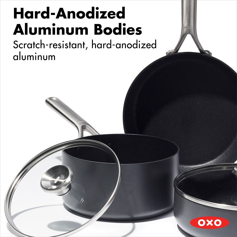 OXO Ceramic Professional Non-Stick 5-Piece Cookware Set A6