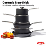 Ceramic Professional Non-Stick 10-Piece Cookware Set L4