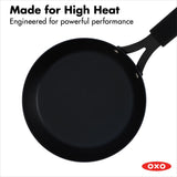 Carbon Steel Obsidian Series 8-Inch Frypan with Silicone Sleeve O1