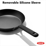 Carbon Steel Obsidian Series 10-Inch Frypan with Silicone Sleeve M6