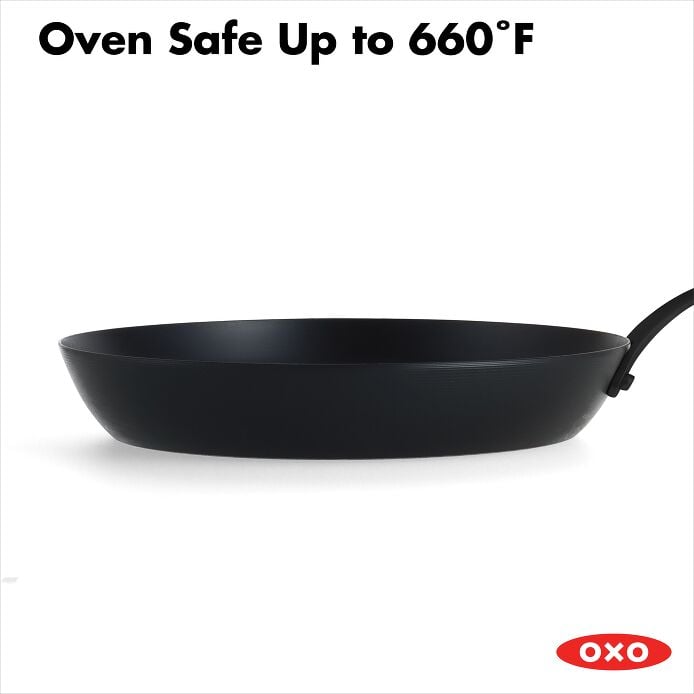 Carbon Steel Obsidian Series 10-Inch Frypan with Silicone Sleeve M6