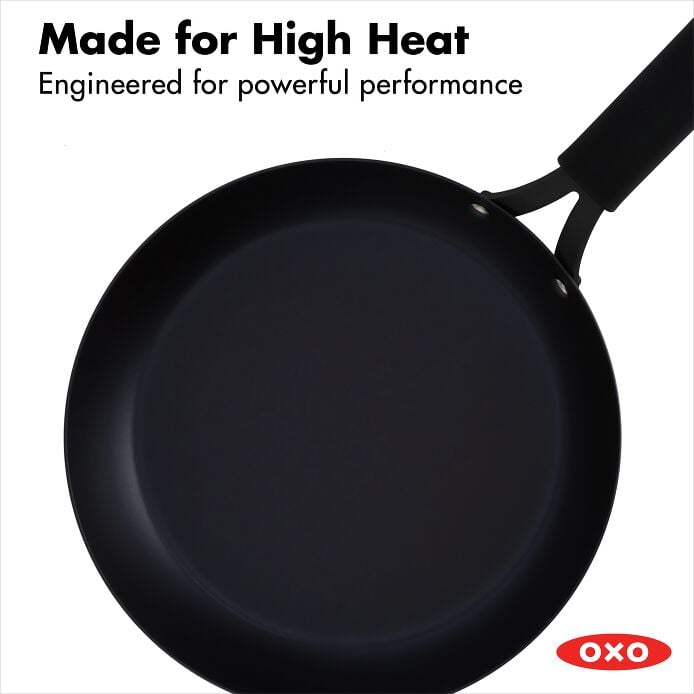 Carbon Steel Obsidian Series 10-Inch Frypan with Silicone Sleeve M6