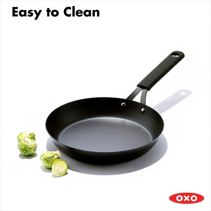 Carbon Steel Obsidian Series 10-Inch Frypan with Silicone Sleeve M6
