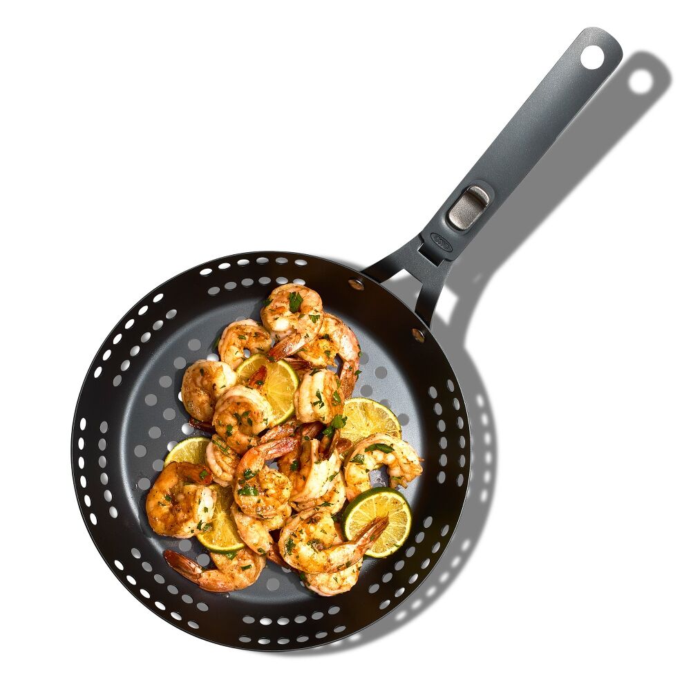 Outdoor 10" Perforated Carbon Steel Pan S3