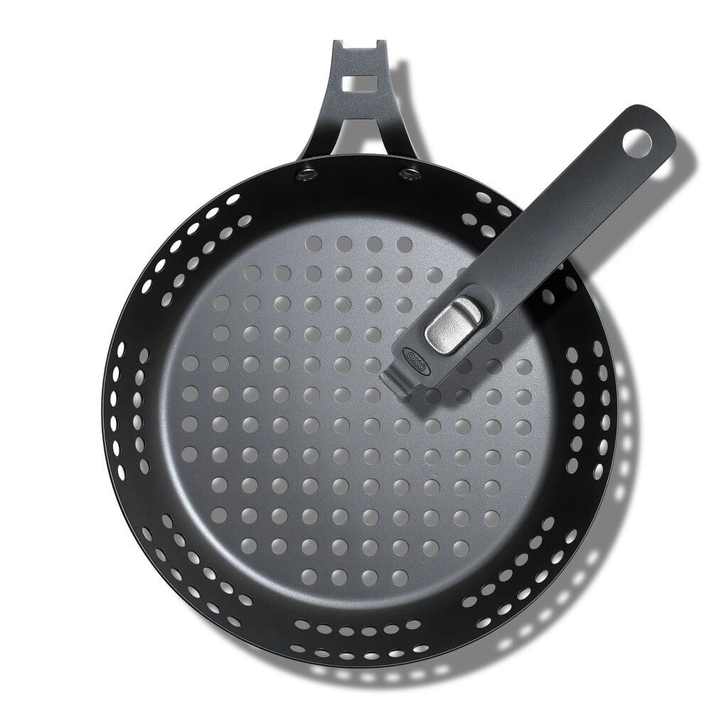 Outdoor 10" Perforated Carbon Steel Pan S3