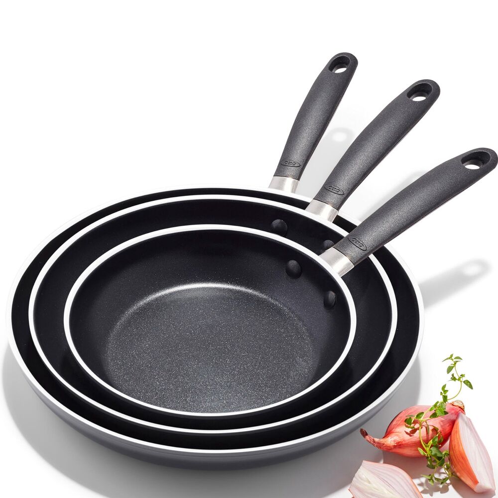 Non-Stick Pro Every Day 3-Piece Frying Pan Set J0